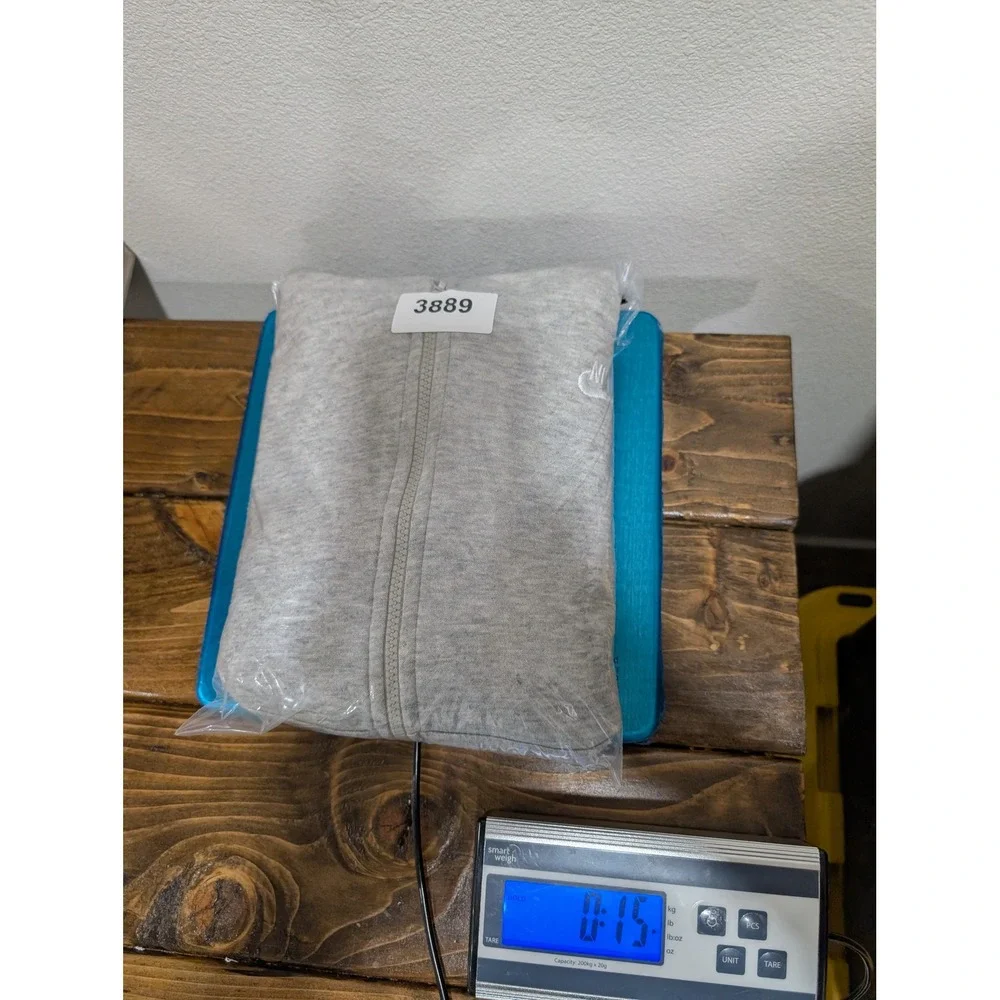 Nike Mens‎ Club Fleece Full Zip Hoodie Heather Gray Size Large